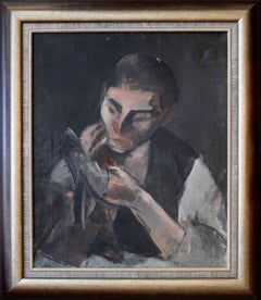 Mother's portrait. 1917, oil on canvas, 60x50 cm