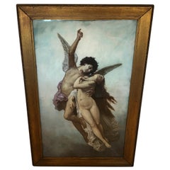 Romantic 19th Century Allegorical Pastel
