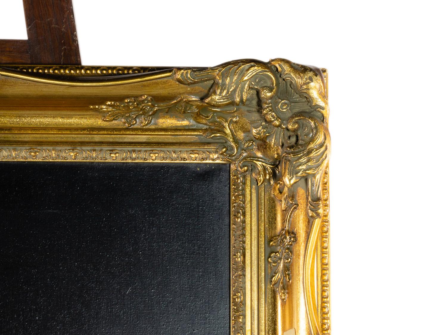 Oiled Romantic 19th Century Stil Life Peaches Painting For Sale