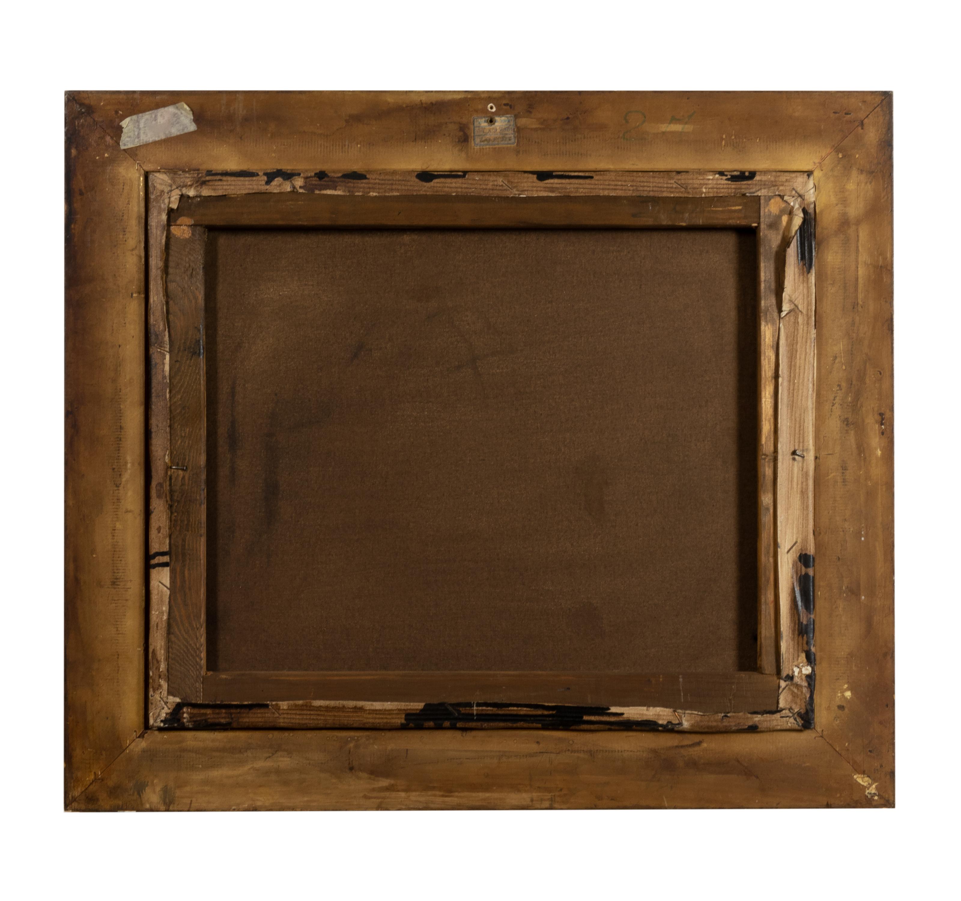 Romantic 19th Century Stil Life Peaches Painting In Fair Condition For Sale In Lisbon, PT