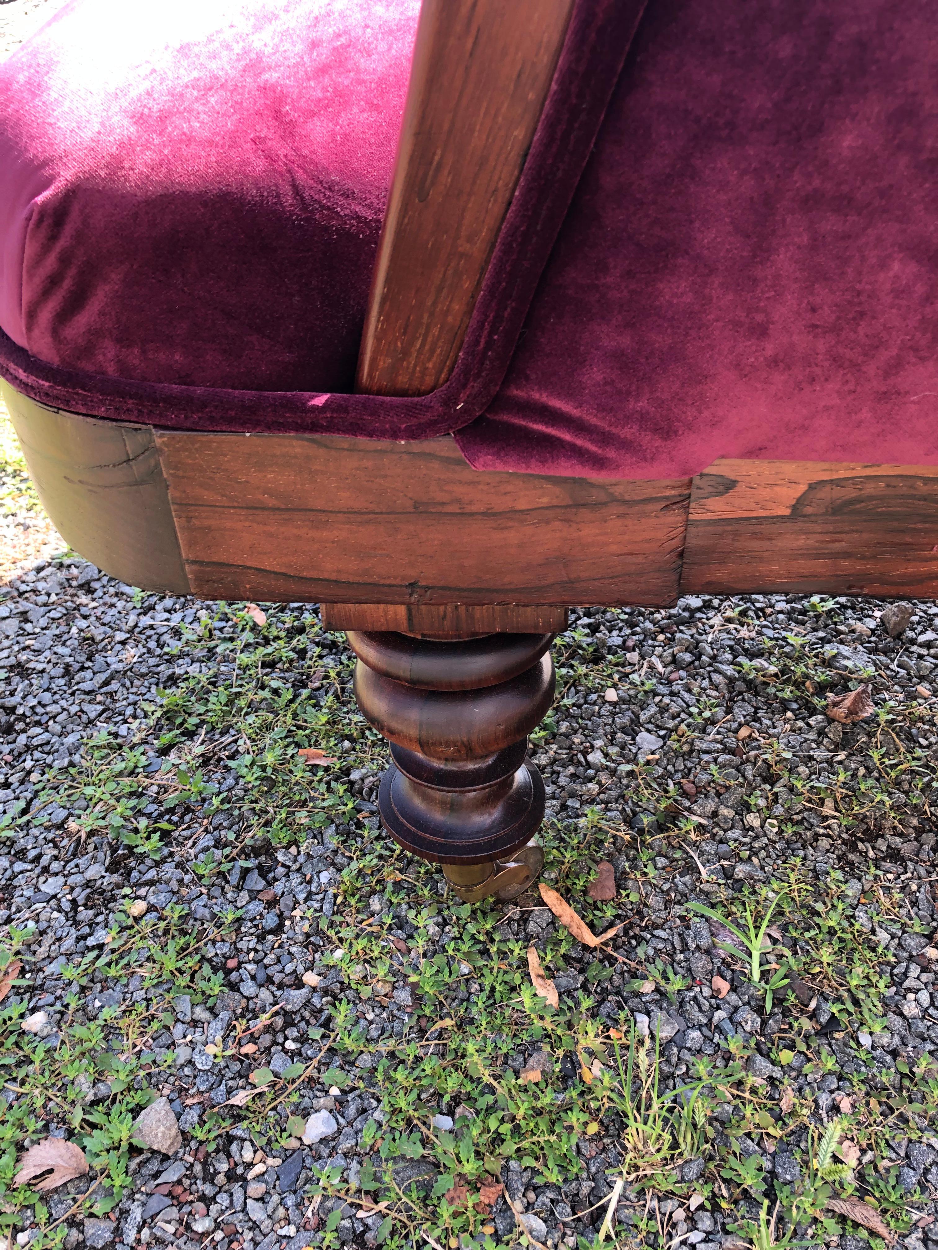 purple fainting couch