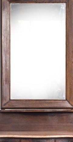 Romantic console table with mirror - 19th century