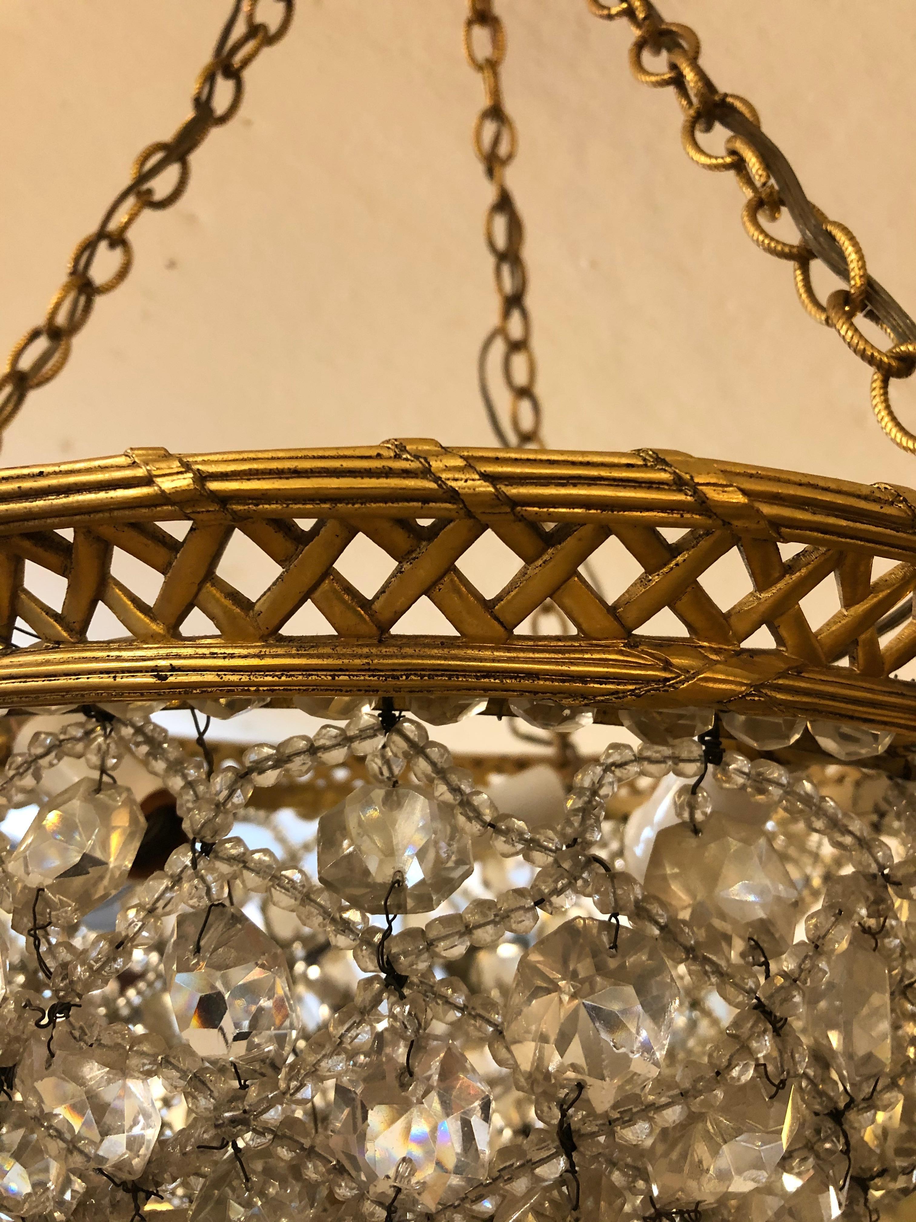 dome crystal chandelier