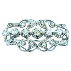 Antique Romantic diamonds brooch, about 1910