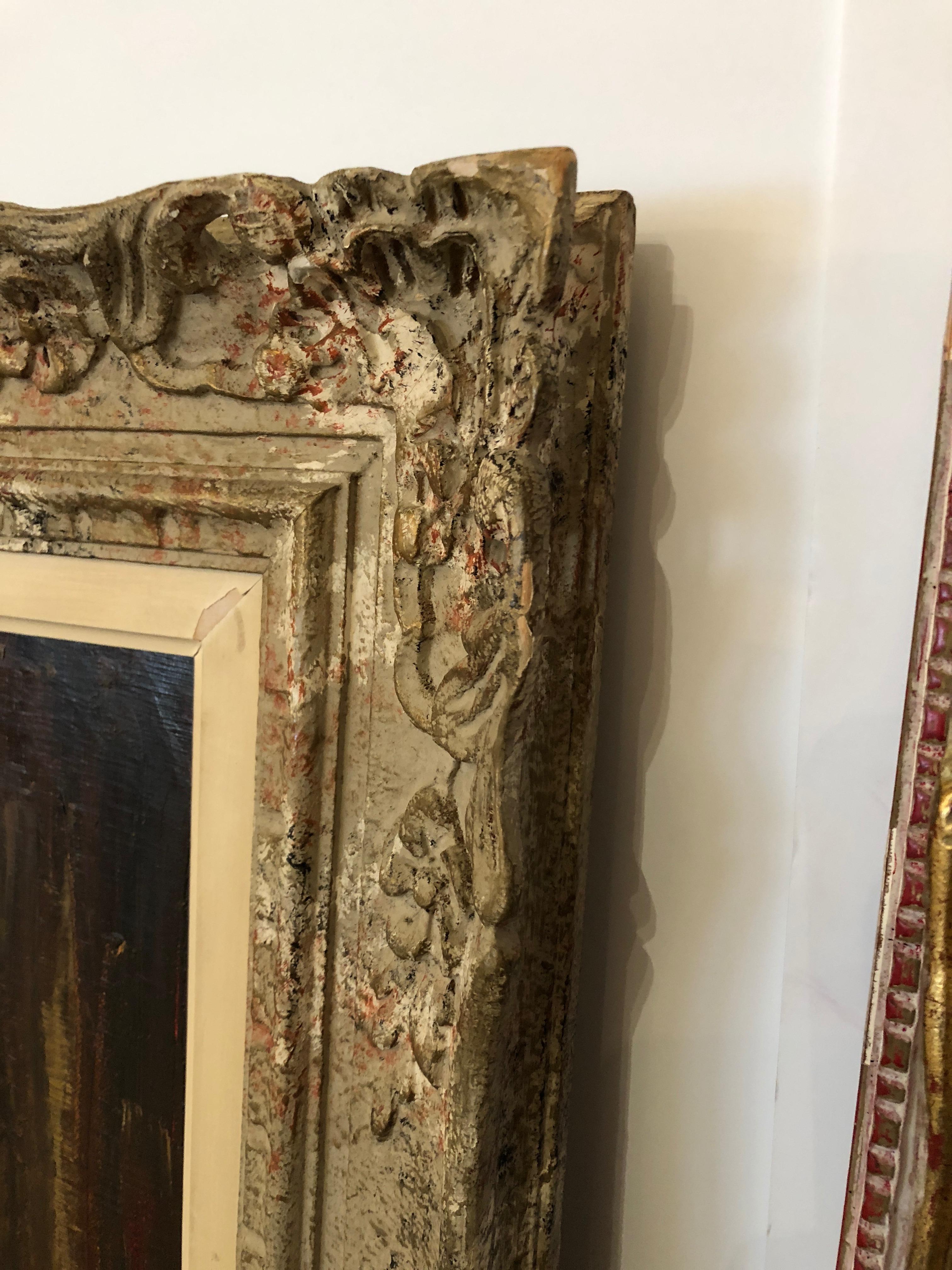 Paar romantische, elegante, impressionistische Ballraum-Interieurgemälde auf Leinwand 7