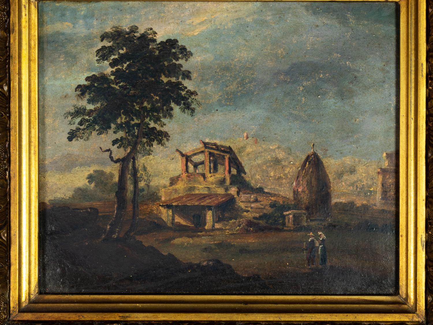 Romantische Landschaft, Via Appia Pilgrims, 19. Jahrhundert (Romantik) im Angebot