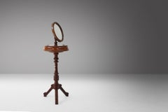 Romantic Make‑Up Mirror with Side Storage, France 1850s