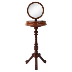 Romantic Make‑Up Mirror with Side Storage, France 1850s