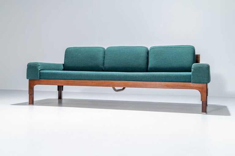 ‘Romantica’ Living Room Set by Piero Ranzani for Elam in Walnut, Italy, 1950's In Good Condition For Sale In Amsterdam, NL