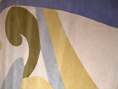 Romantic modern rug chari tones realized design  Angela De Nozza Florence