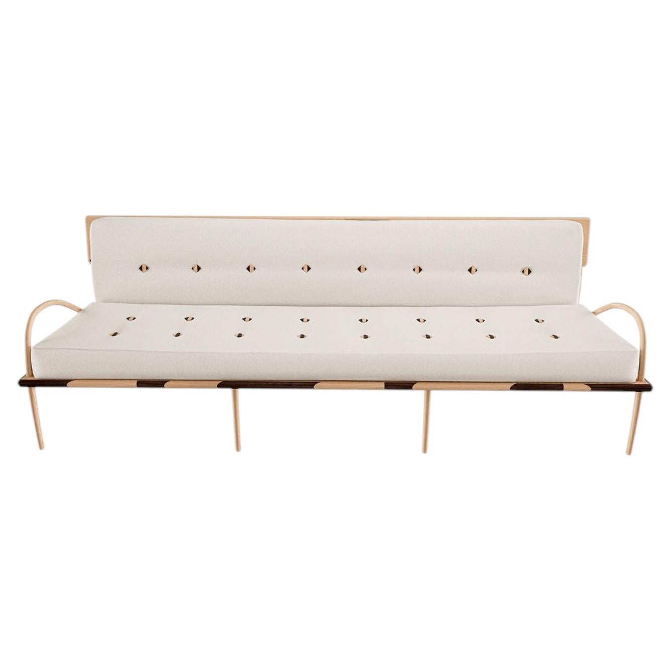 Romanza White Sofa by Studio Marmo For Sale