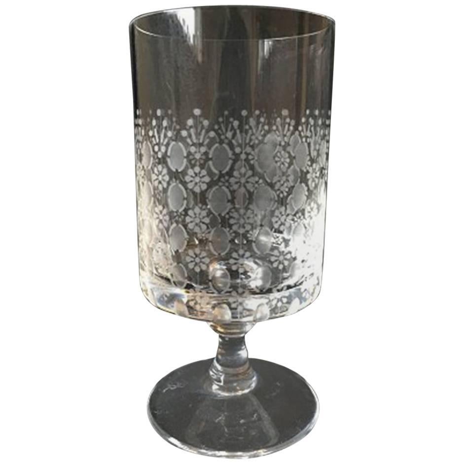 Romanze White Wine Glass by Bjorn Wiinblad, Rosenthal For Sale