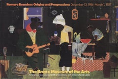 1987 After Romare Bearden 'Evening of the Gray Cat' African American