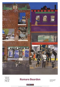 2016 After Romare Bearden 'The Block (detail)' Multicolor USA Offset Lithograph