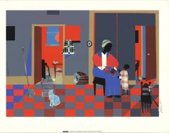 Used After ROMARE BEARDEN Early Carolina Morning Serigraph 