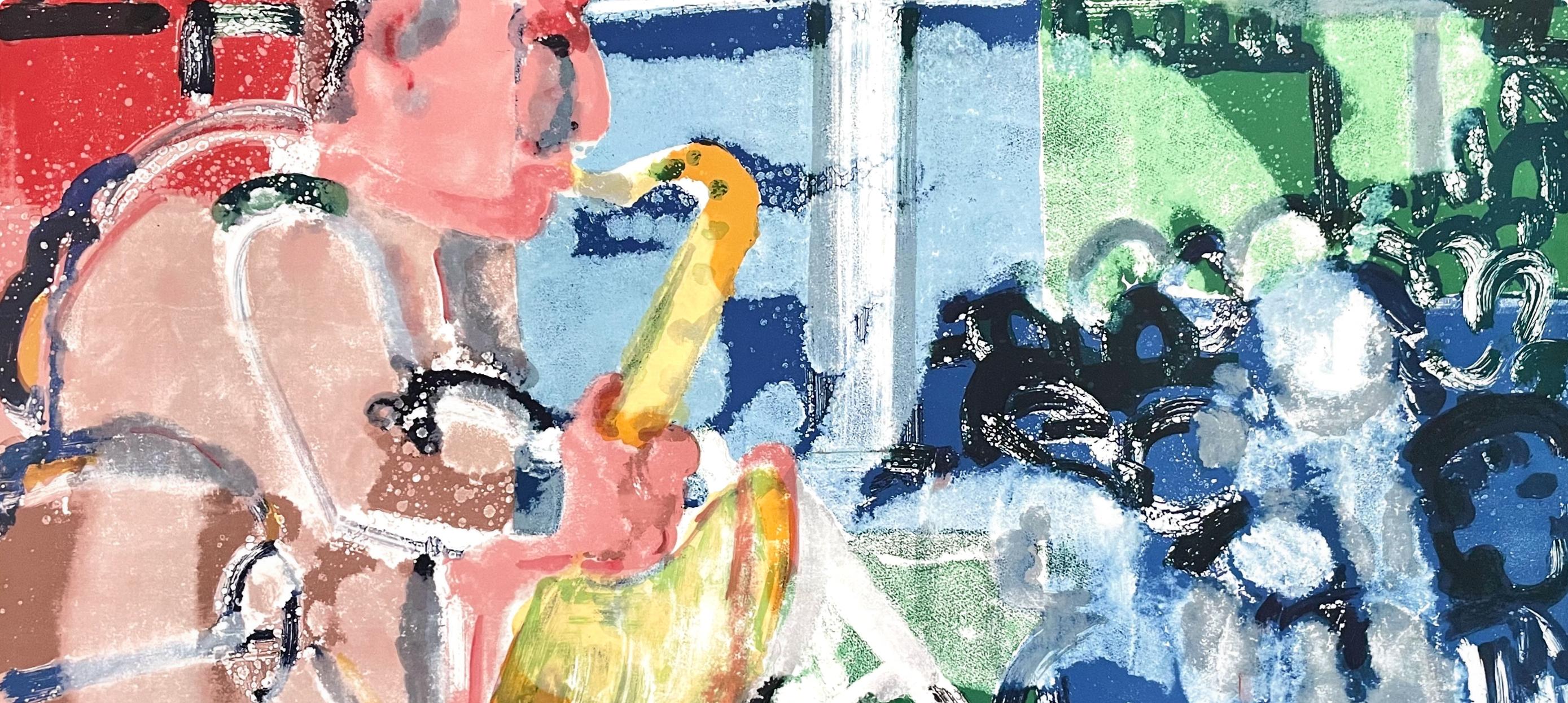 Bopping at the Birdland (Gelburd/Rosenberg 70-77), Jazz Series, Romare Bearden For Sale 2