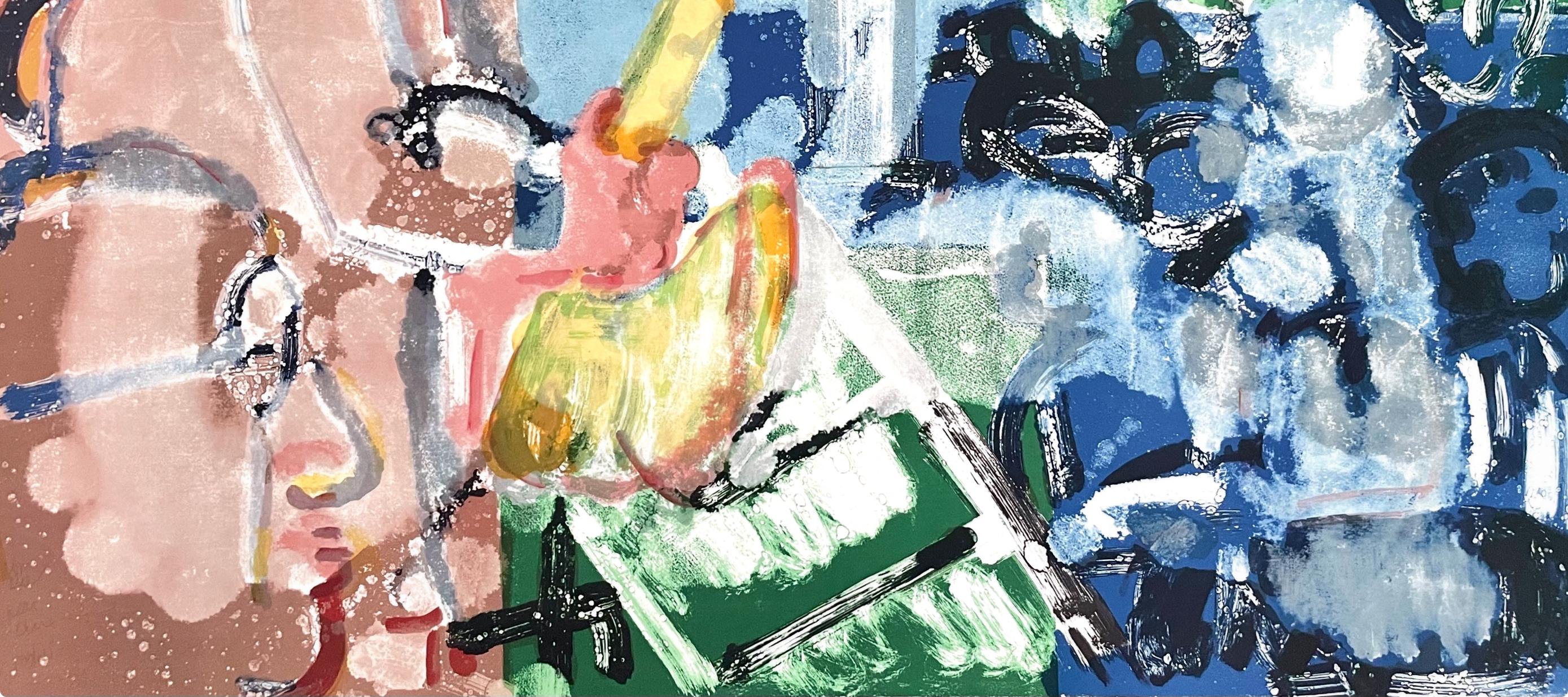 Bopping at the Birdland (Gelburd/Rosenberg 70-77), Jazz Series, Romare Bearden For Sale 3