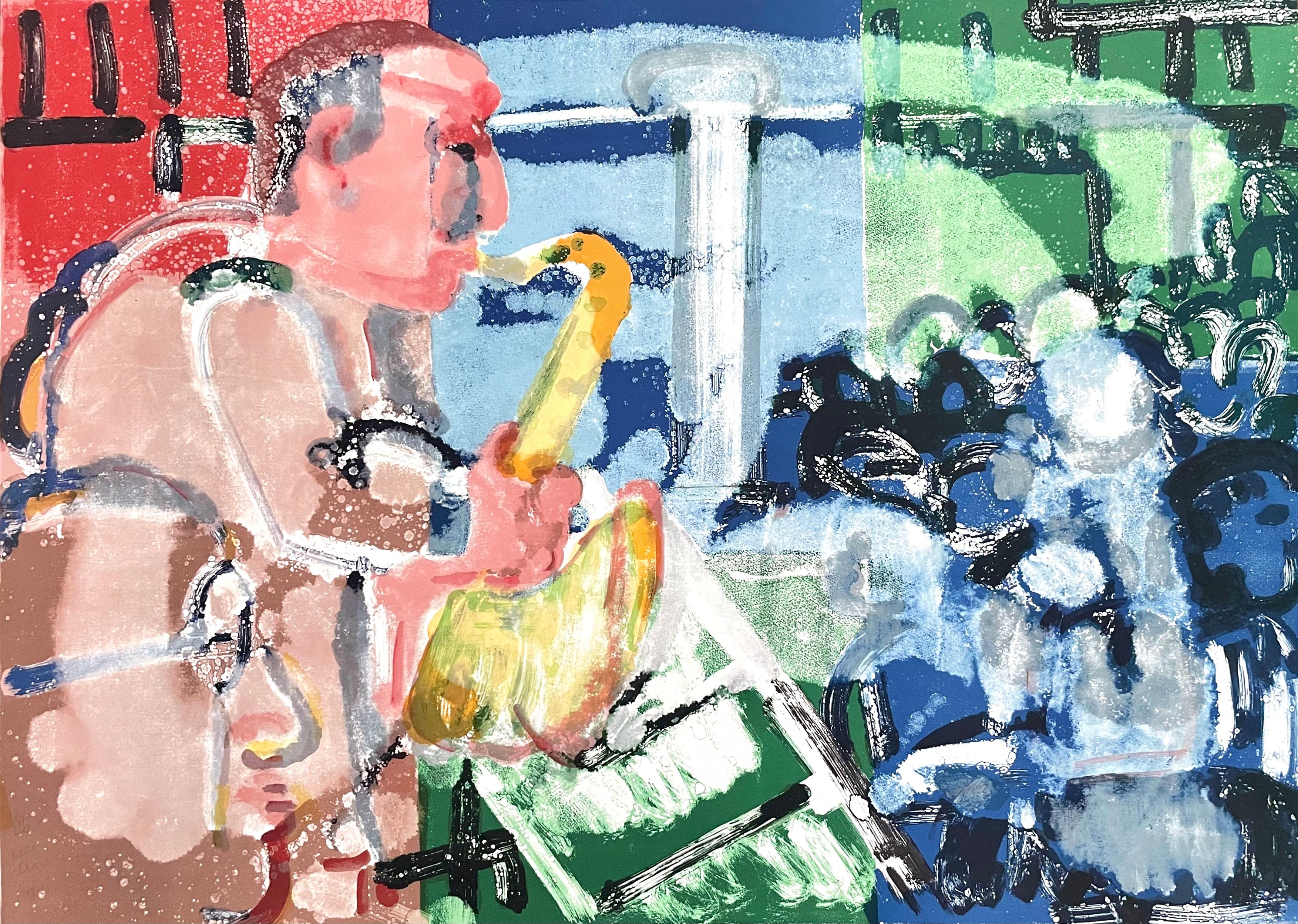Bopping at the Birdland (Gelburd/Rosenberg 70-77), Jazz Series, Romare Bearden