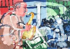Bopping at the Birdland (Gelburd/Rosenberg 70-77), Série Jazz, Romare Bearden