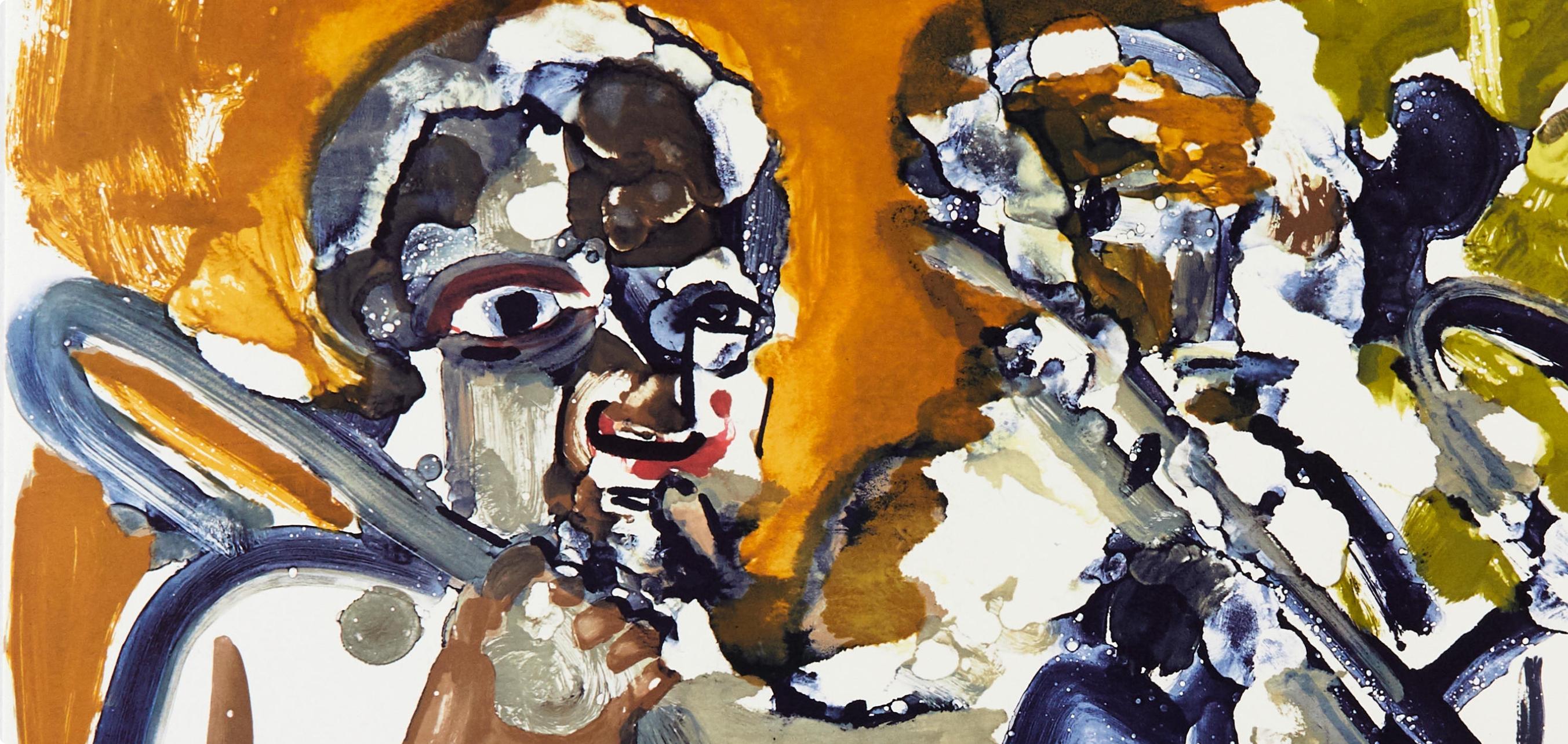 Sezione Ottoni (Gelburd/Rosenberg 70-77), Serie Jazz - Print di Romare Bearden