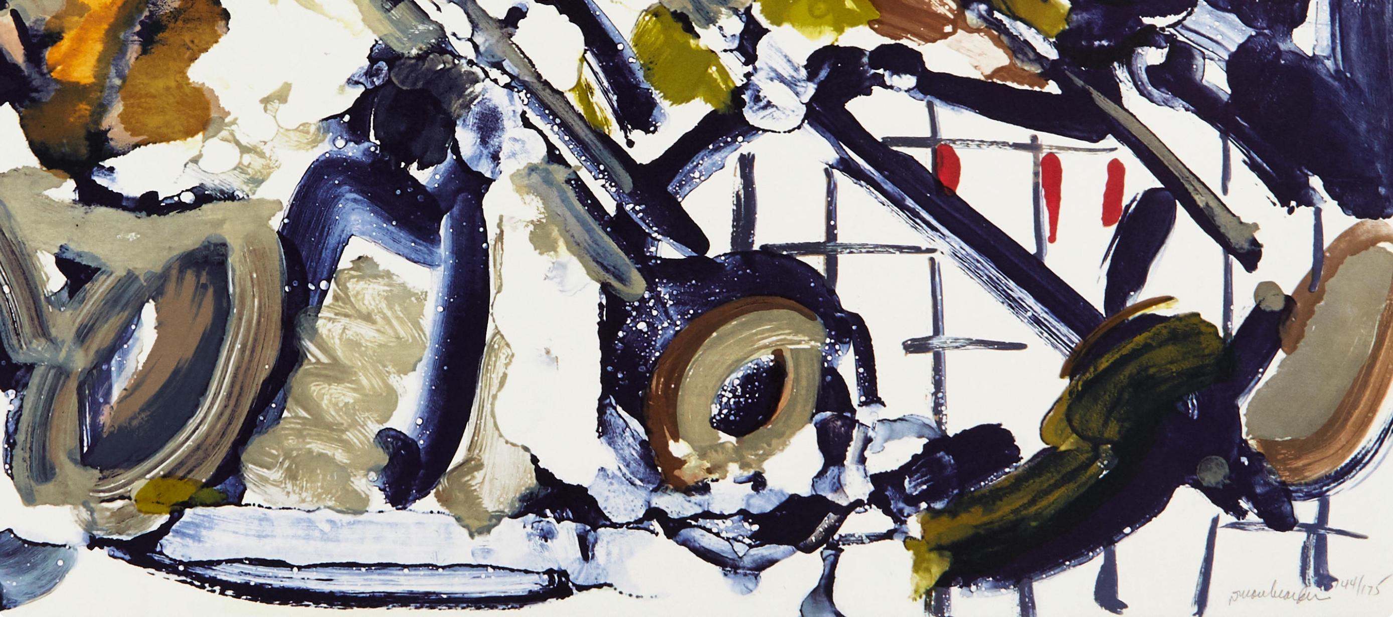 Sezione Ottoni (Gelburd/Rosenberg 70-77), Serie Jazz - Print Espressionista di Romare Bearden