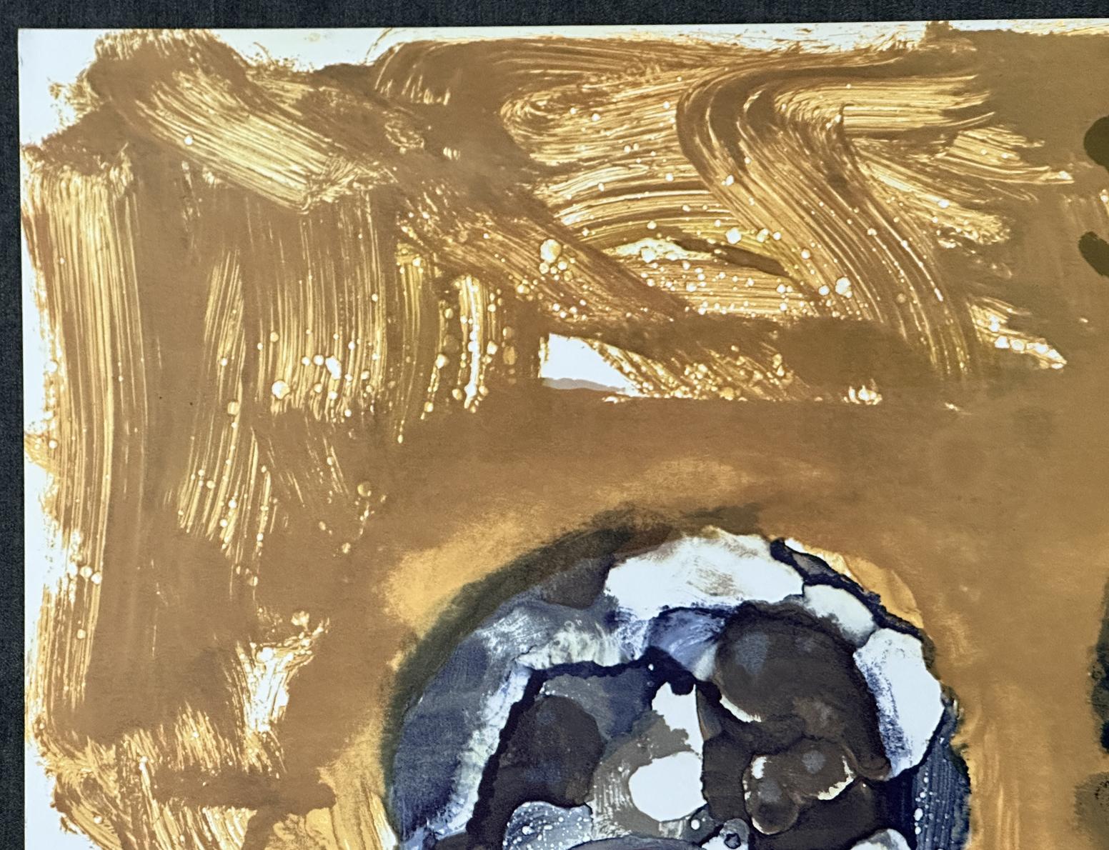 Brass Section Jamming at Minton's 1979 Signed Lithograph by Romare Bearden For Sale 4