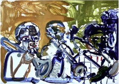 Brass Section, Jamming at Minton's (GG#72), Jazz Series, Romare Bearden