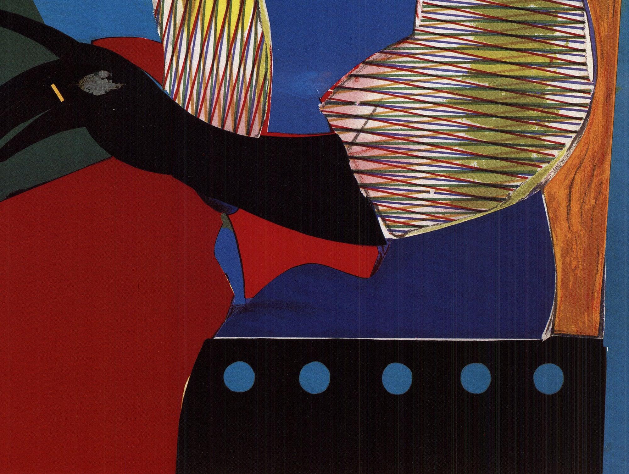 Bearden-Brown Versus Board of Education Jahrgang (Zeitgenössisch), Print, von Romare Bearden
