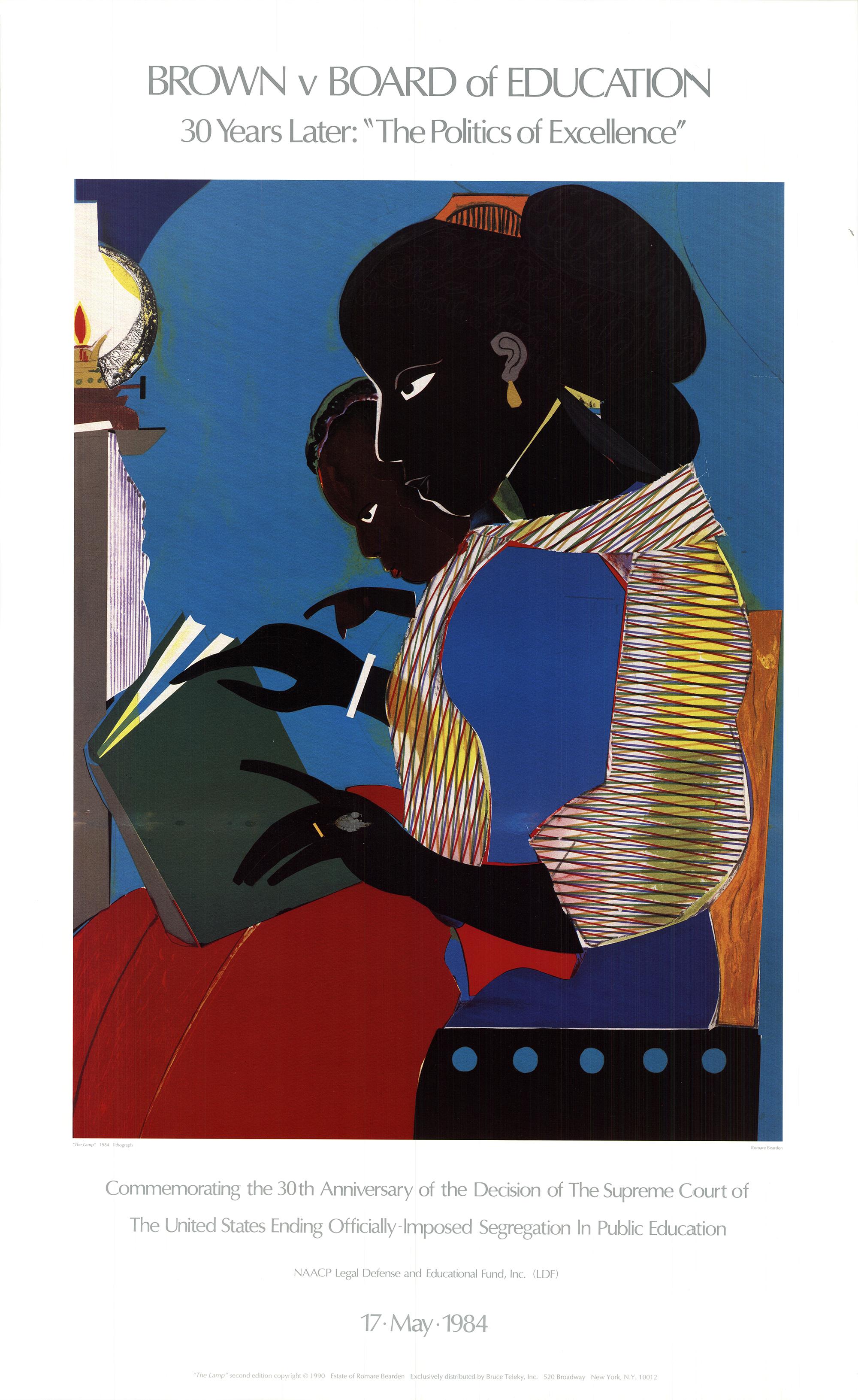 Brown V Board of Education - Print by Romare Bearden