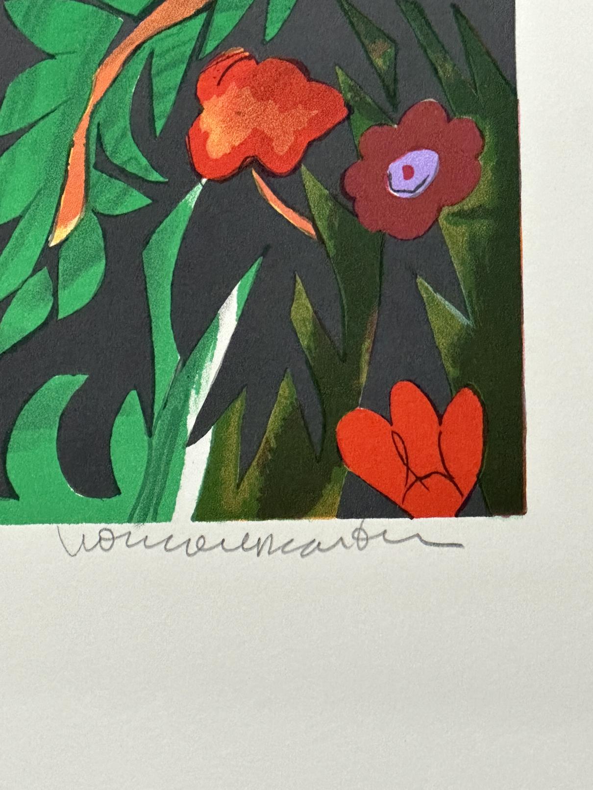 Nombre del artista: Romare Bearden
Título: Chica en el jardín
Año: 1979
Tipo de soporte: Litografía sobre papel de archivo Arches
Tamaño-Ancho  Tamaño-Altura: 22'' x 30''
Firmado  Tamaño de la edición: Firmado a lápiz y marcado  28/150


Romare