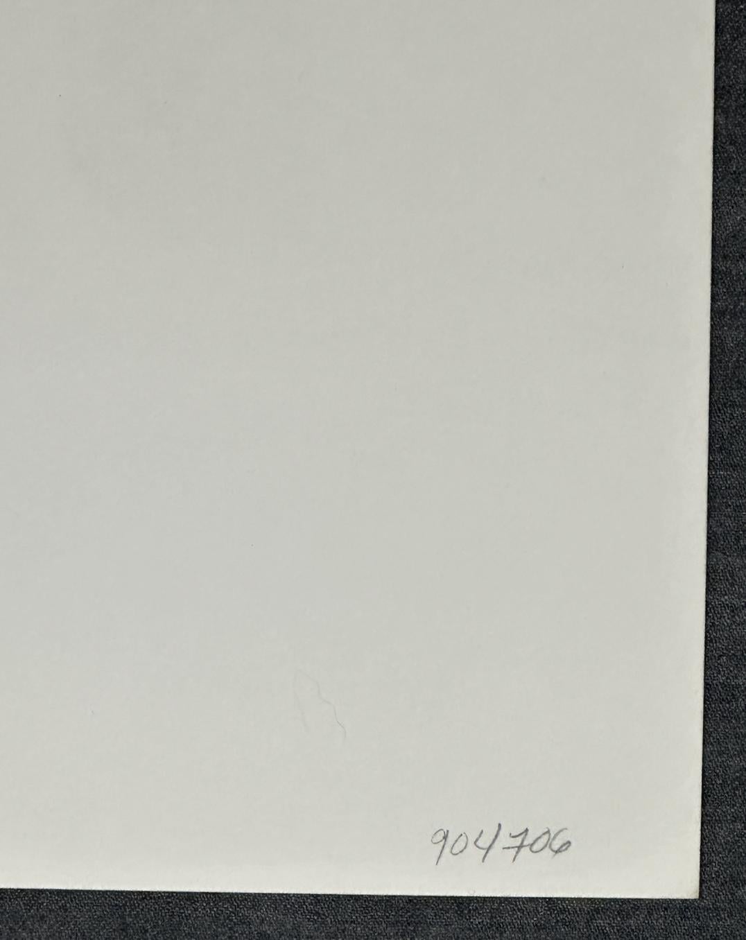 Chica en el jardín 1979 Litografía firmada de edición limitada 2