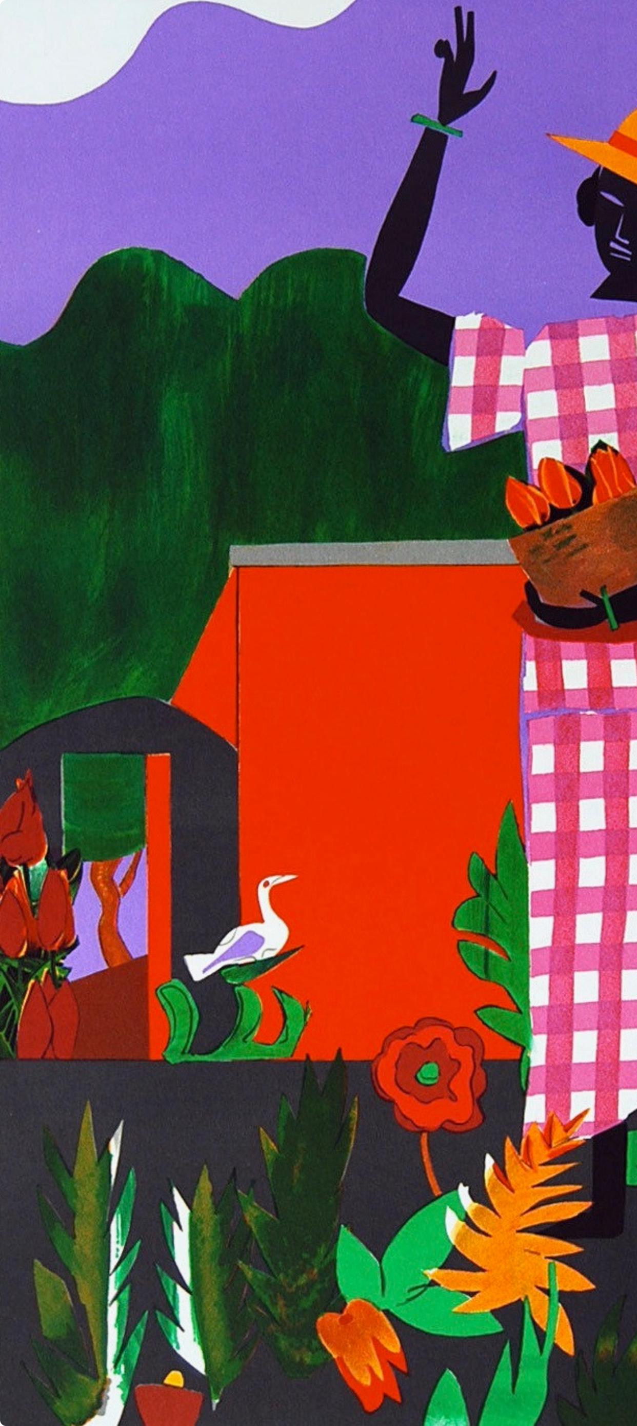 Girl in the Garden (Gelburd/Rosenberg 62), Romare Bearden For Sale 2