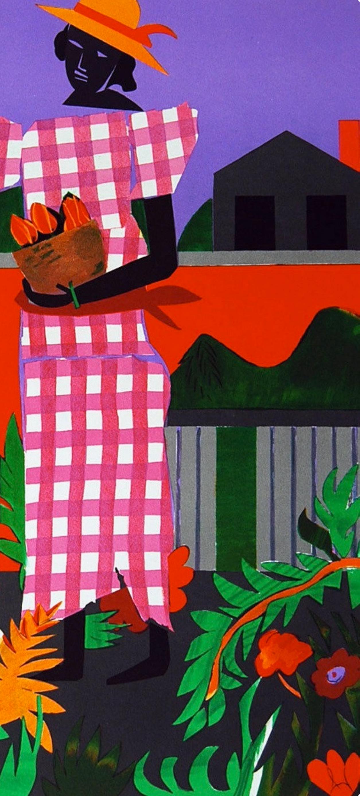 Girl in the Garden (Gelburd/Rosenberg 62), Romare Bearden For Sale 3
