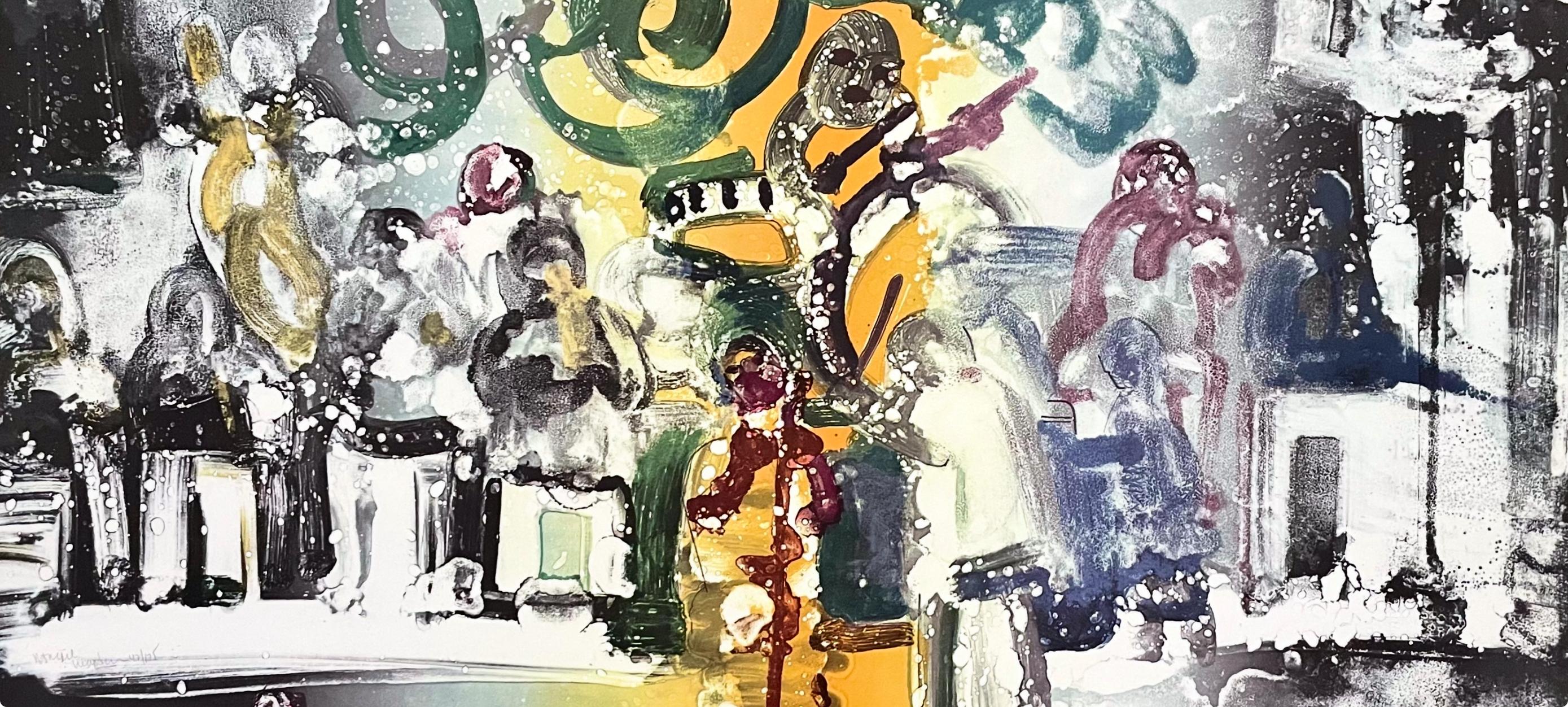Introduction for a Blues Queen (Gelburd/Rosenberg 70-77), Jazz-Serie – Print von Romare Bearden