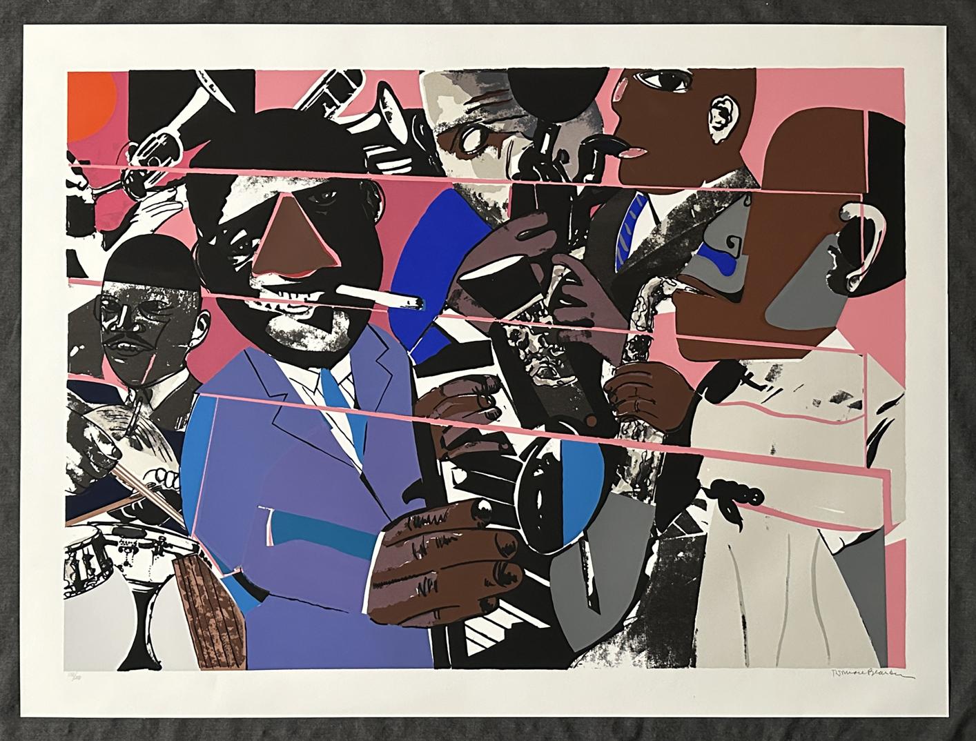 Jazz II Deluxe 1980, serigrafia firmata in edizione limitata in vendita 2