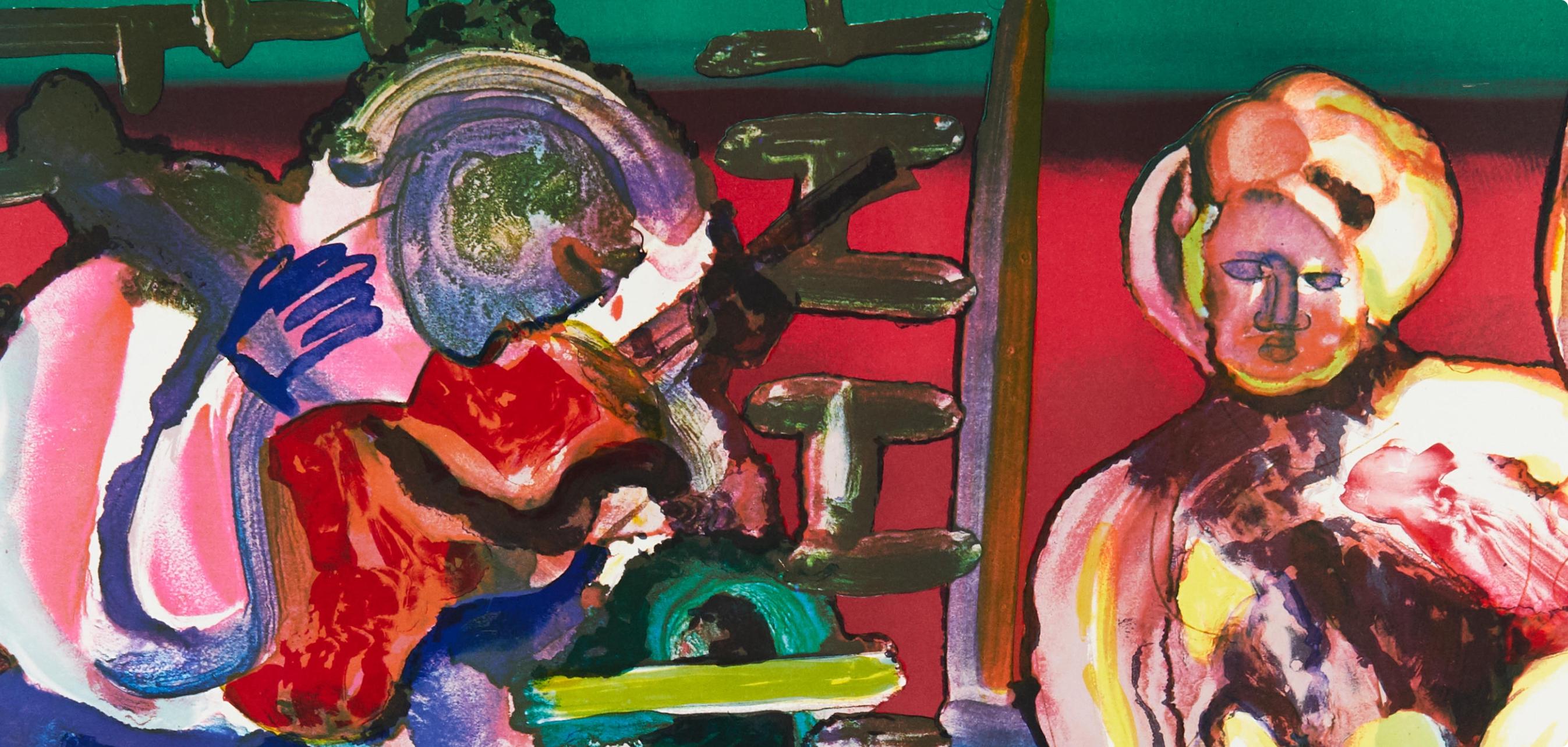 Serenata de Luisiana (Gelburd/Rosenberg 70-77), Serie Jazz - Print de Romare Bearden