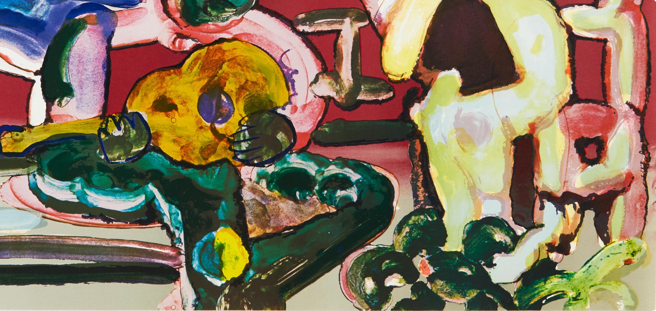 Serenata de Luisiana (Gelburd/Rosenberg 70-77), Serie Jazz - Print Expresionista de Romare Bearden