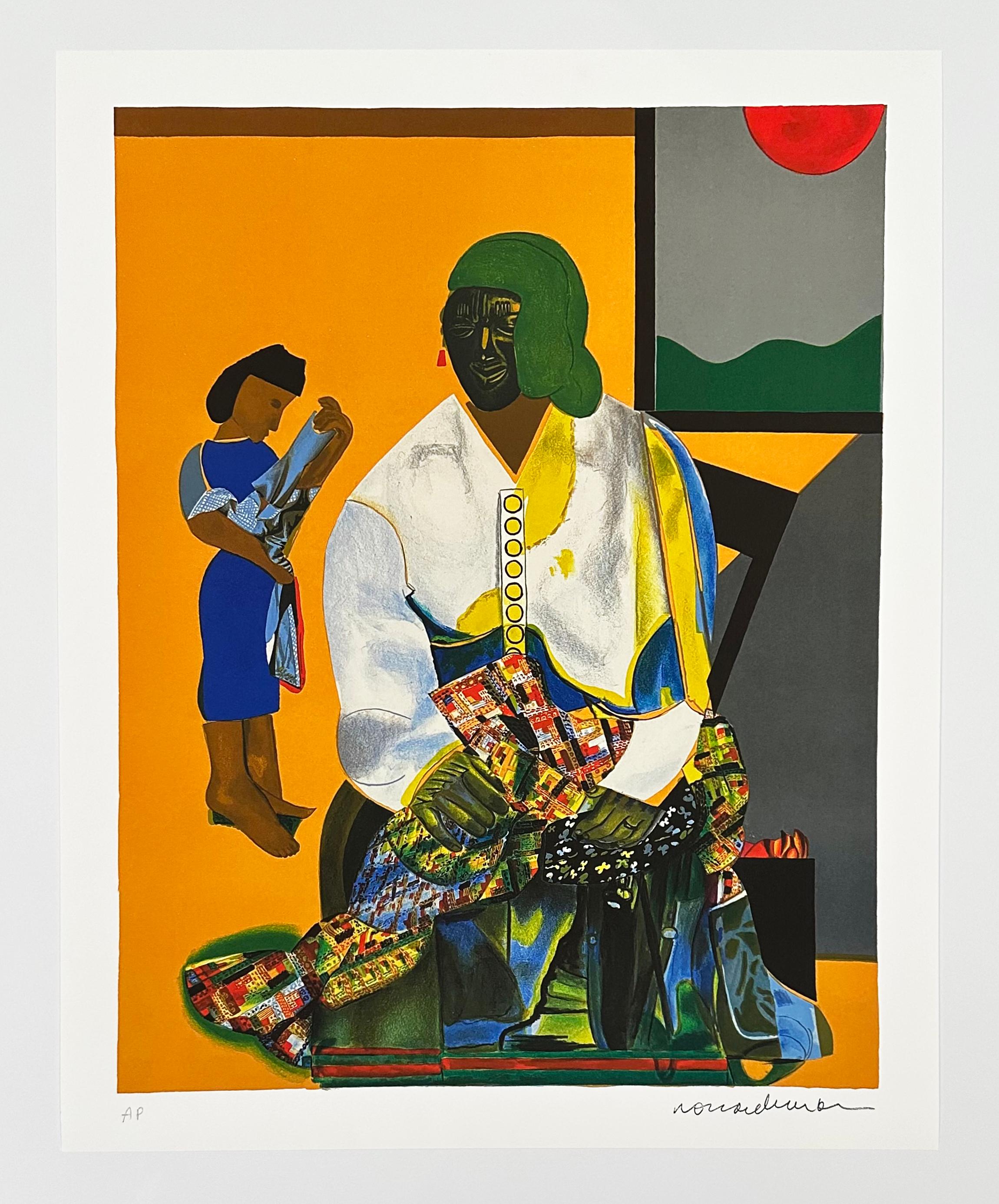 Mecklenburger Herbst – Print von Romare Bearden