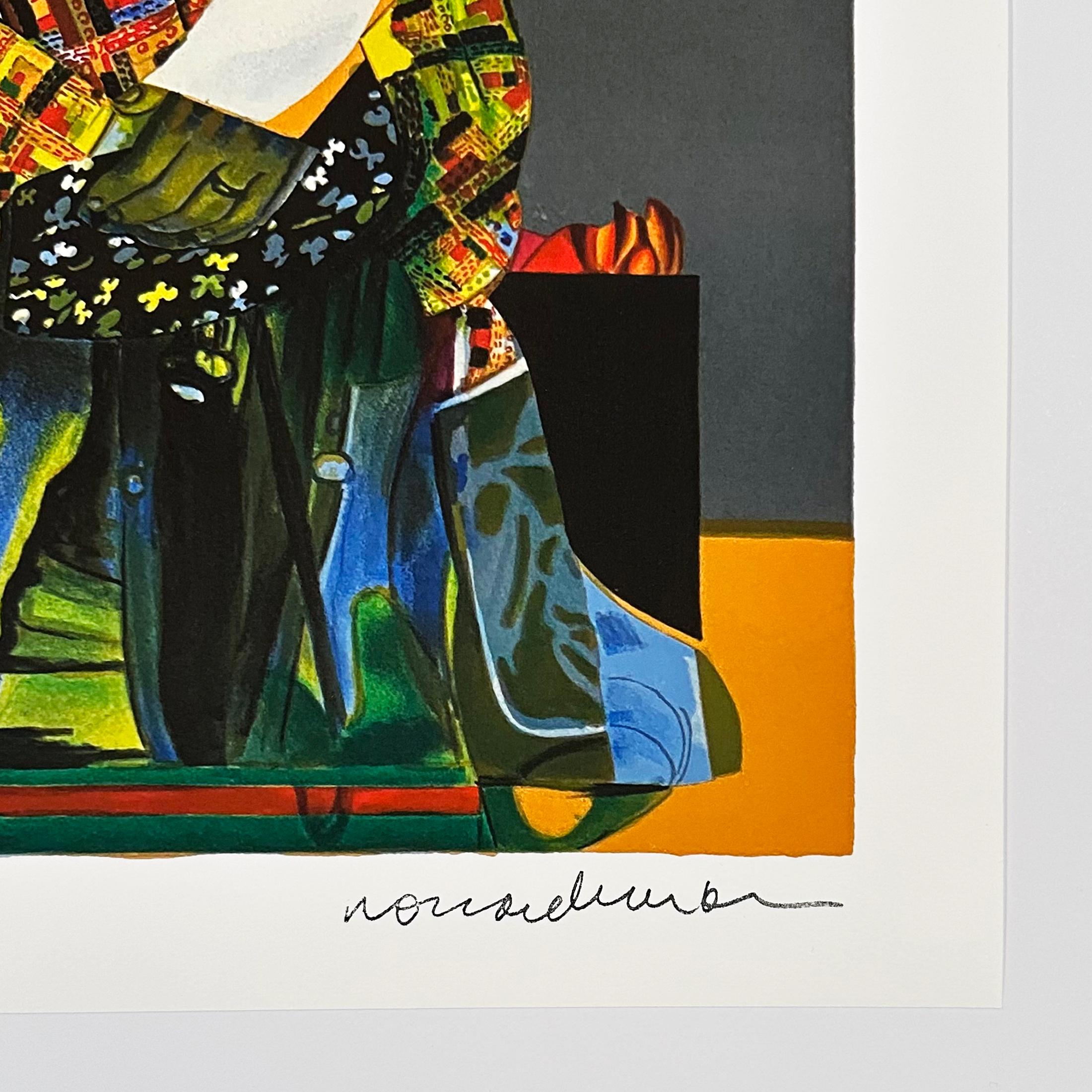 Mecklenburger Herbst (Abstrakter Expressionismus), Print, von Romare Bearden