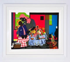 Romare Bearden Lithograph, Artist's Proof, 1979, Framed, Morning
