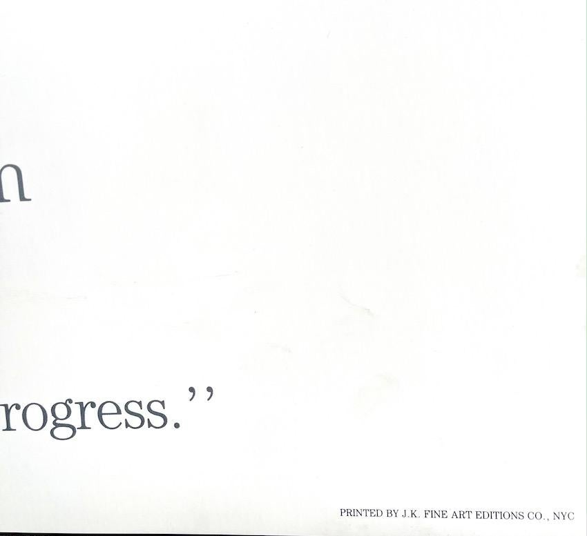 NOAH MEANS - A NEW DAY Hofstra University Art Poster, 1st Edition 1985 1