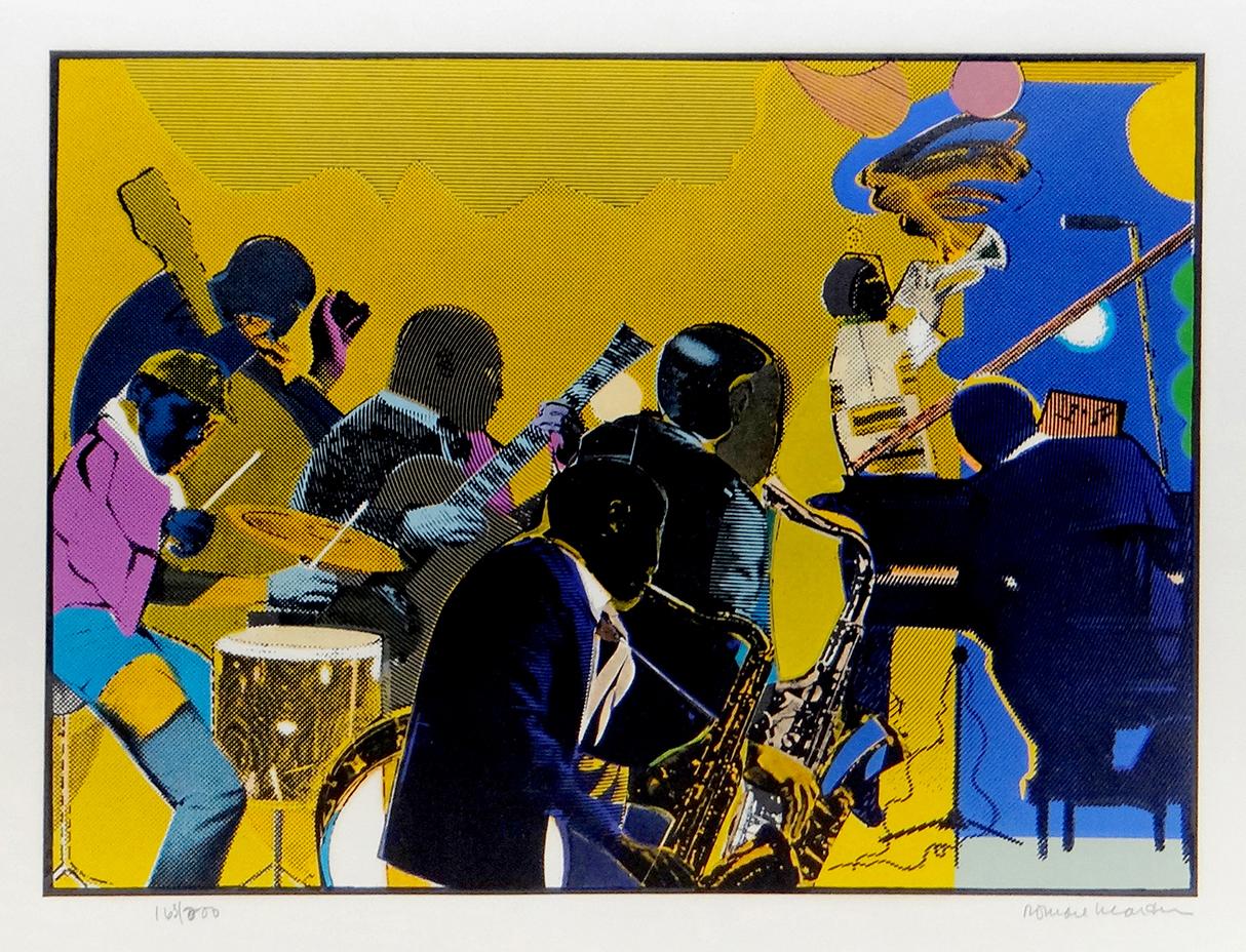 Romare Bearden Out Chorus, Jazz Etching by Romare Bearden at 1stDibs