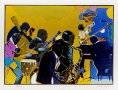 Out Chorus, Jazz Etching by Romare Bearden