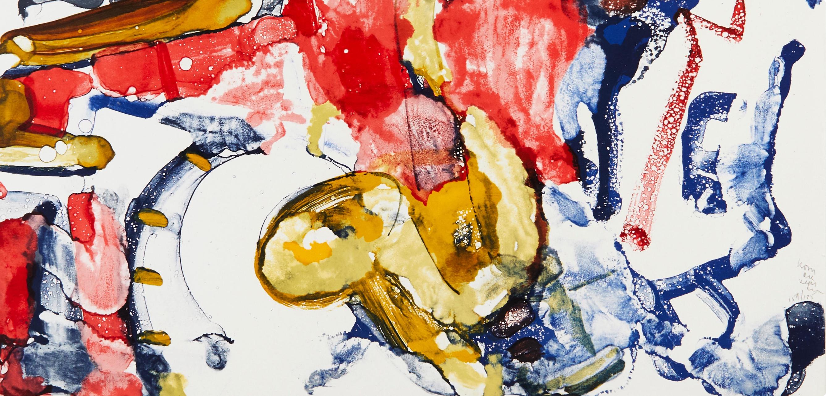 Out Corus (sección rítmica) (Gelburd/Rosenberg 70-77), Jazz Series - Figurative Print Beige de Romare Bearden