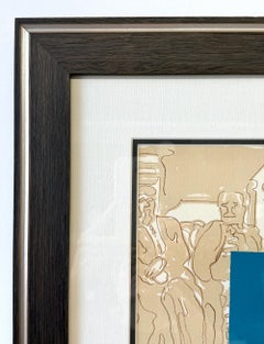 PEPPER JELLY LADY Hand Signed Lithograph, Black Woman, Rooster, Family Memories