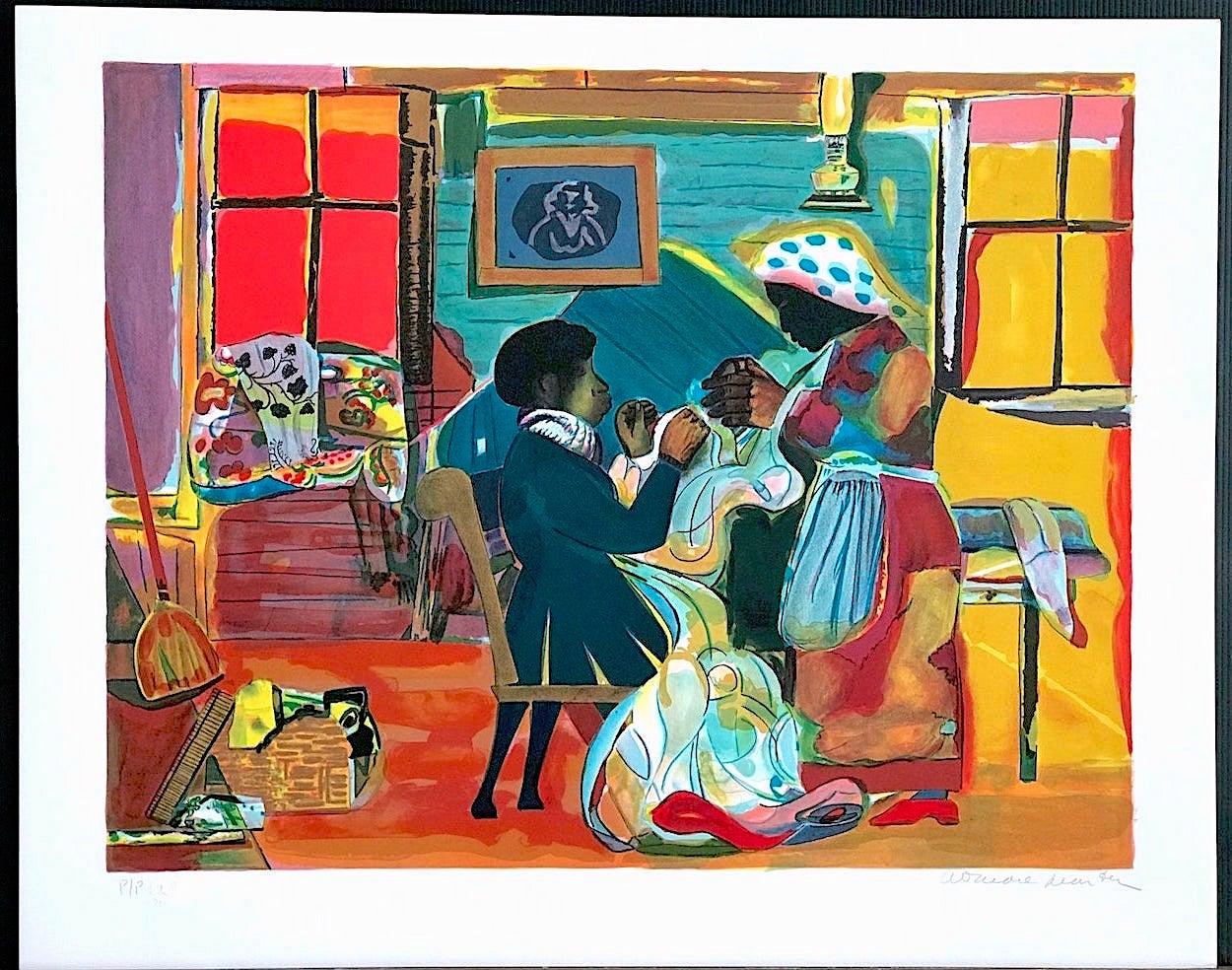 quilting time romare bearden