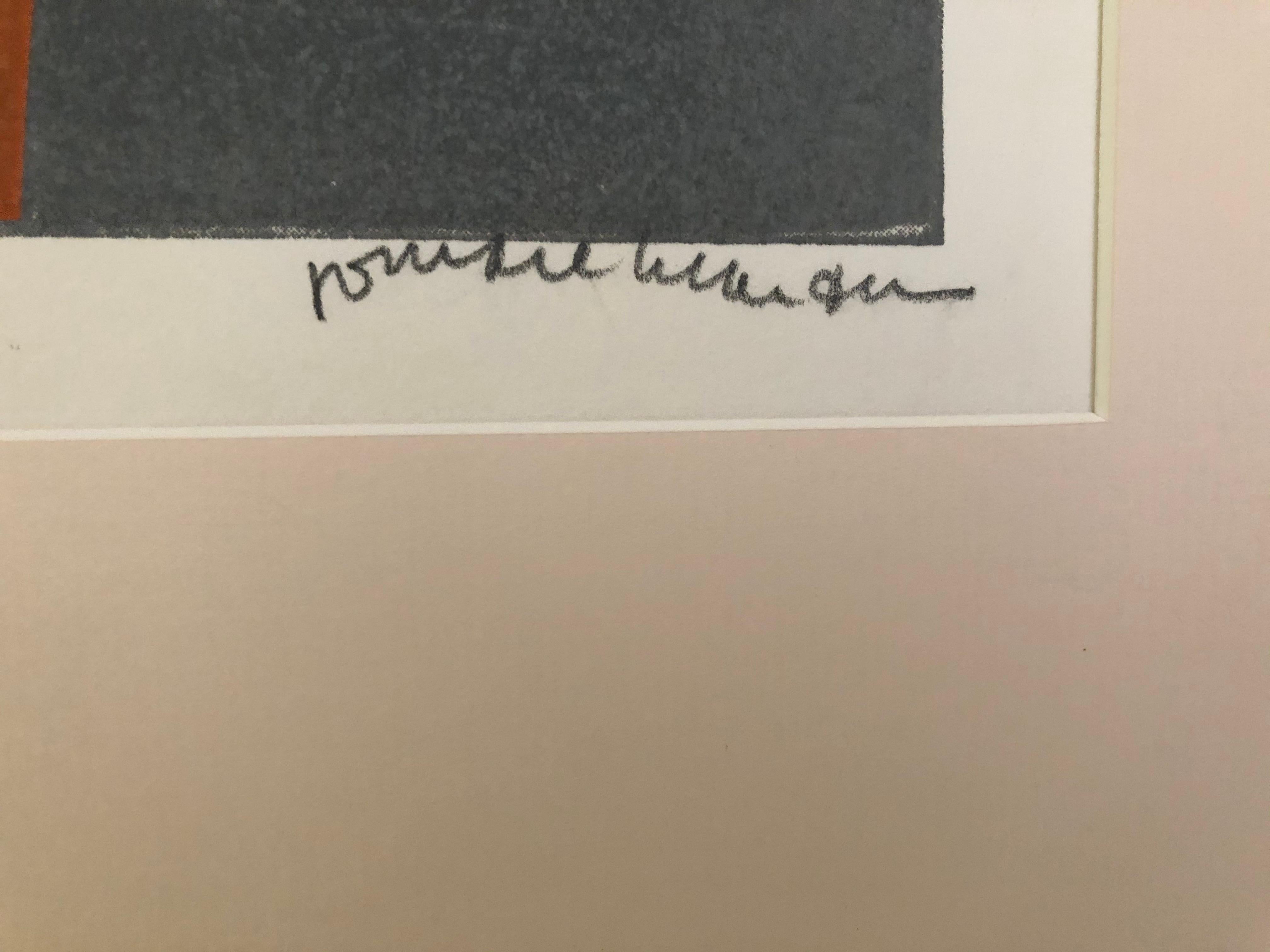 Romare Bearden 1972 Mother and Child Screenprint For Sale 3