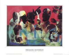 Romare Bearden 'Carolina Shout' 1995- Offset Lithograph
