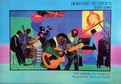 Romare Bearden JAMMING AT THE SAVOY - Affiche d'exposition du Brooklyn Museum:: 1981