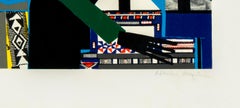 Romare Bearden: „Sorcerer’s Village“, 1976, Siebdruck, Auflage: 125 Exemplare